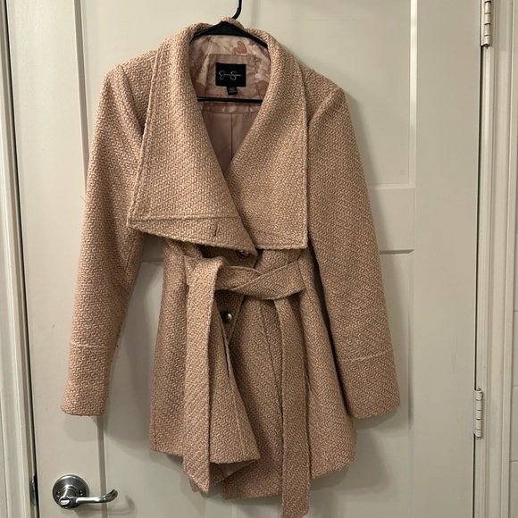 Jessica Simpson Light Pink Wool Coat - Picture 2 of 3